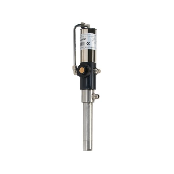 Single acting stainless steel pneumatic pump, ratio 3:1