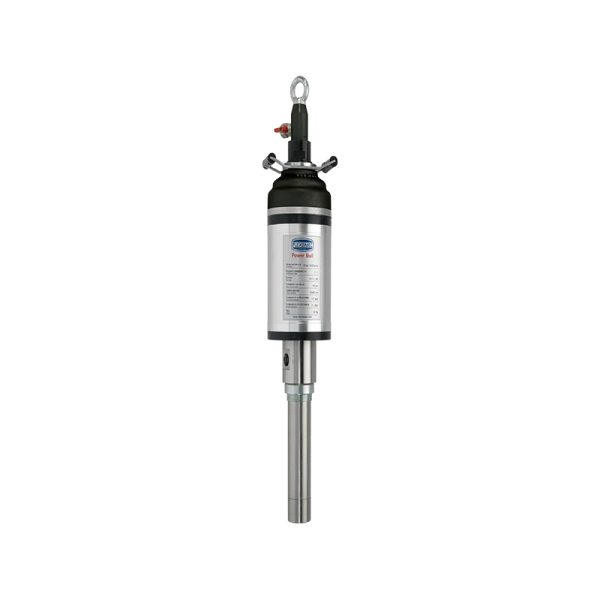 Stainless steel pneumatic pump, Power Bull series, ratio 8:1, PTFE seals