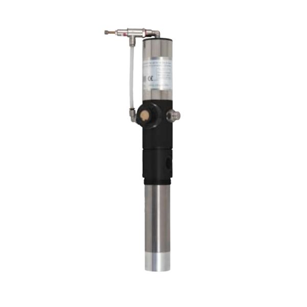 Air operated waste oil pump - compression ratio 2:1 - single acting, wall mounted