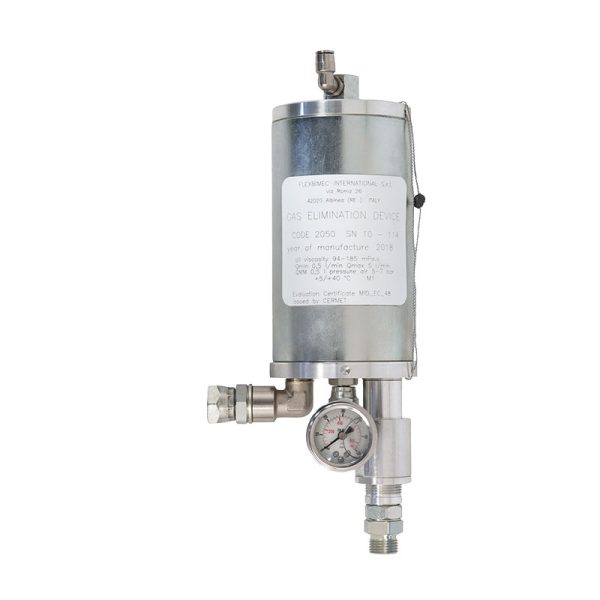 Stainless steel AISI 304 air separator device for air-operated pump