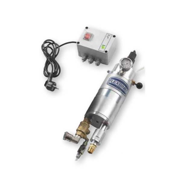 Automatic air trap device with pump stop system for 12/24 Vdc or 230 Vac pumps