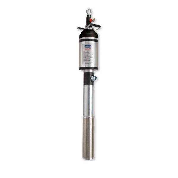 Air operated pump for high viscosity oils "Power Bull" series - compression ratio 3:1 - double acting, wall mounted