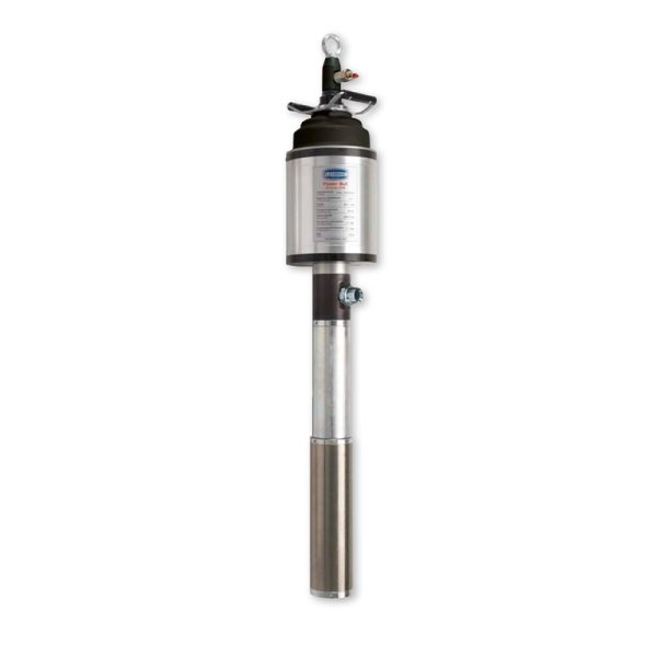 Air operated pump for high viscosity oils "Power Bull" series - compression ratio 6:1 - double acting, wall mounted