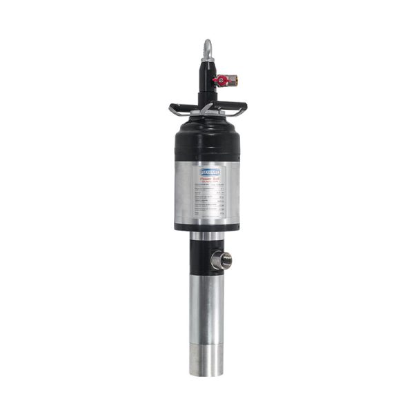 Air operated pump for high viscosity oils "Power Bull" series - compression ratio 4:1 - single acting, wall mounted