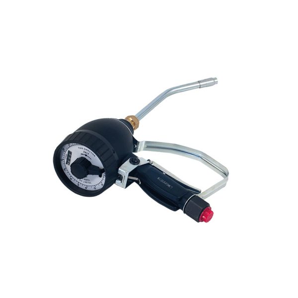 Mechanical meter with oil pistol handle with preset 0-60 l