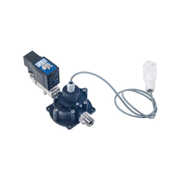 Electronic oval gears flow meter for AdBlue®/DEF and water based fluids, body in IXEF, with pulse transmitter and stainless steel pulse…