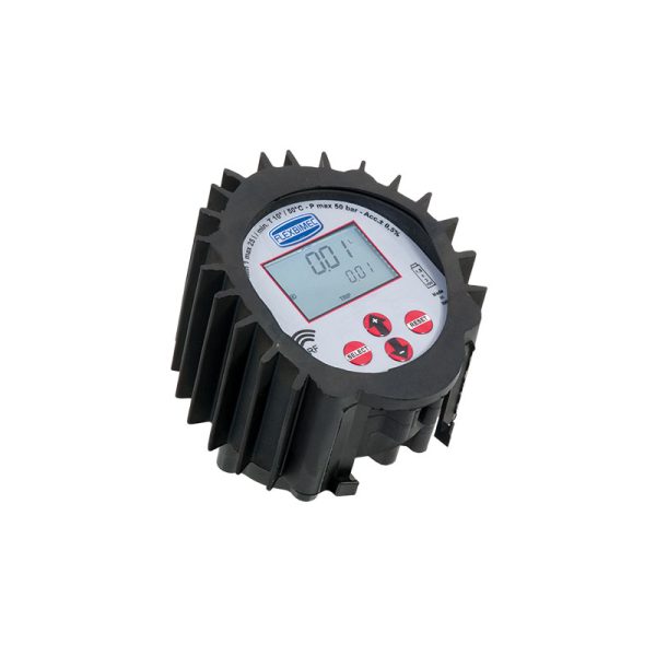 Electronic oval gears flow meter for oil, series "4TT - JUPITER", for inline applications - with radio frequency data transmission for RF…