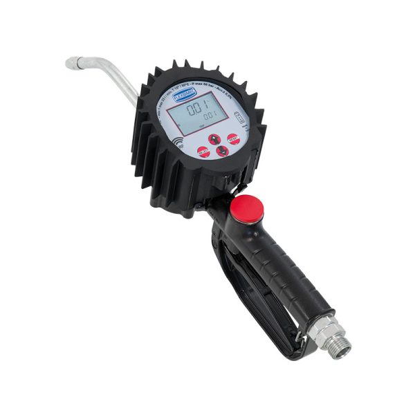 Electronic oval gears flow meter for antifreeze, series "4TT - JUPITER" with rigid outlet Ø 12 mm and inlet swivel 1/2" BSP (M) - with…