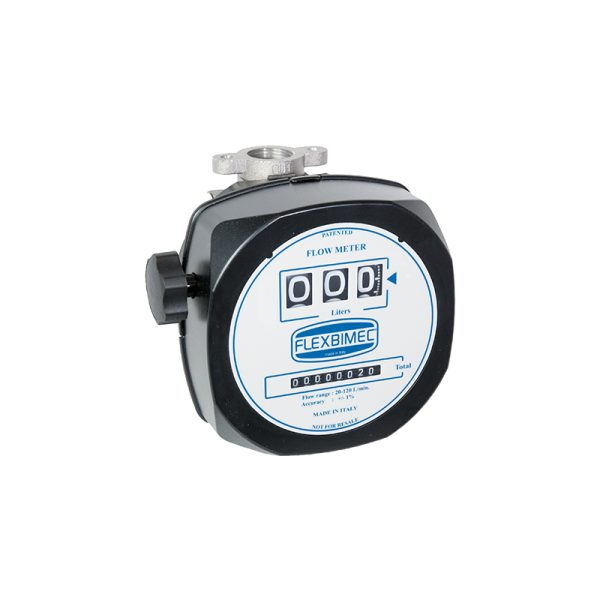 Mechanical nutating disk diesel meter - connections 1" - delivery 20 -120 l/min - 3 - digits partial meter