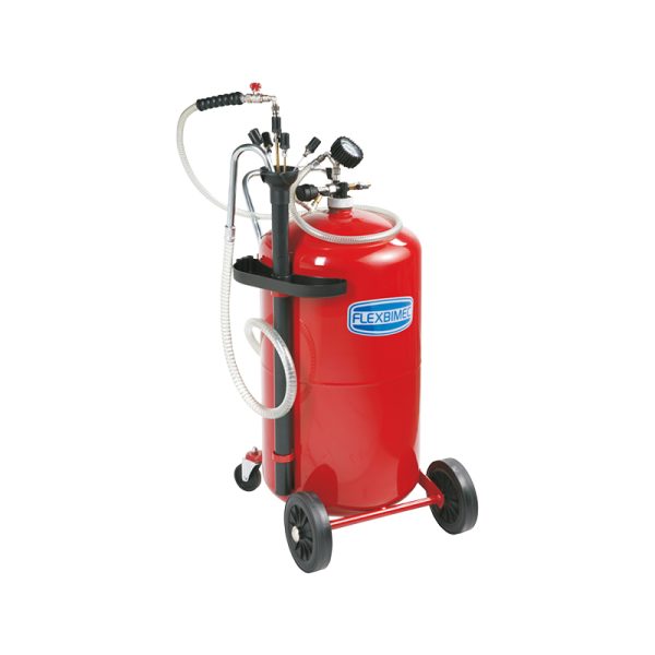 Waste oil wheeled tank extractor, capacity 90 l