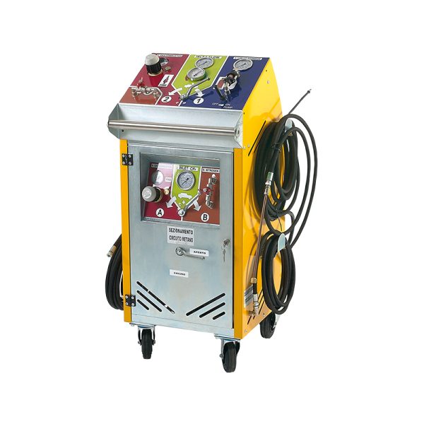 Mobile evacuation unit for LPG and methane cylinders
