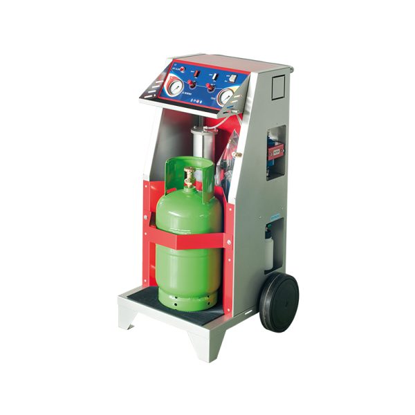 Wheeled kit for conditioning gas recovering and recycling for end-of-life vehicles 3135bg Wheeled kit for conditioning gas recovering and…