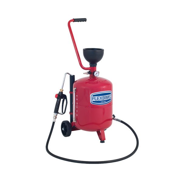 Pneumatic oil distributor with gun art. no. 2185 with drum capacity 24 l