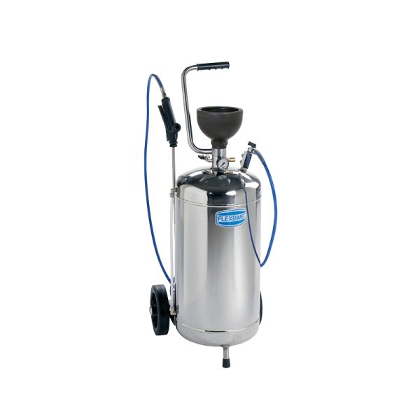 Stainless steel AISI 304 foam maker/sprayer capacity 40l with 5 m hose, gun and nozzle