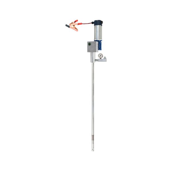 12 Vdc electric grease pump for 180 Kg drums, compression ratio 20:1 - delivery 100 g/min