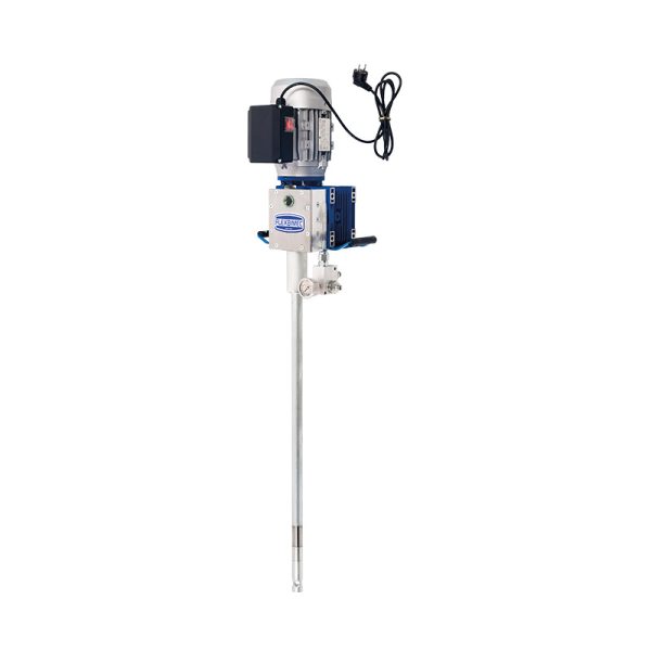 230 Vac electric grease pump for 50 Kg drums, compression ratio 7.5:1 - delivery 400 g/min