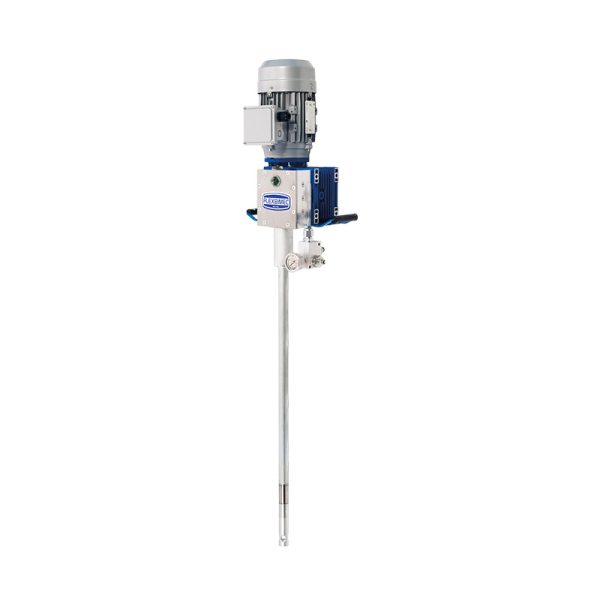400 Vac electric grease pump for 50 Kg drums, compression ratio 7.5:1 - delivery 1200 g/min