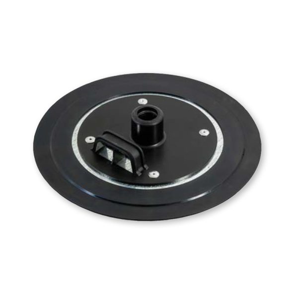 Follower Plate with vulcanized rubber for 20 Kg drums with rubber membrane Ø 310 mm