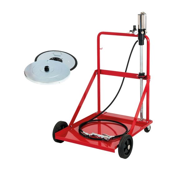 Kit for grease suitable for 180 kg drums basic version with 4 wheels
