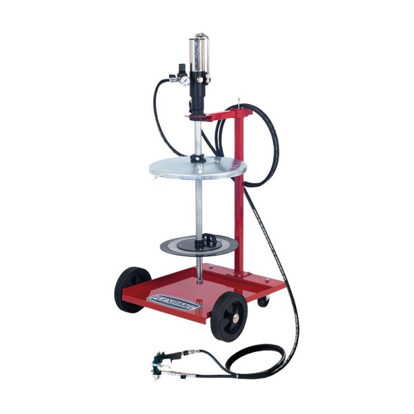 Mobile pneumatic grease sprayer kit - for 18-25 kg pails