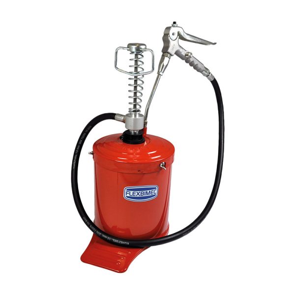 GREASE POWER 750 - Manual operated greasing kit composed by a spring loaded pump, grease drum capacity 5 kg, flexible hose and dispensing…