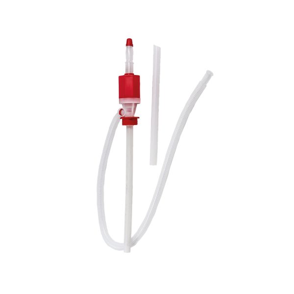 Polypropylene hand siphon pump for solvents, chemicals and antifreeze - for 60/208 l drums
