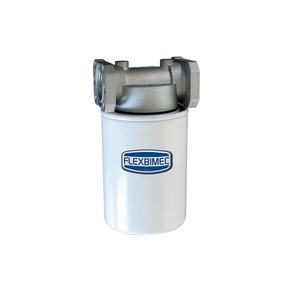 In-line filter for diesel and petrol with 10 microns - spin-on cartridge