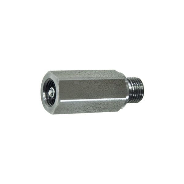 Hose burst valve for lubricants pipeworks - ø 1/2" - P. max 350 bar