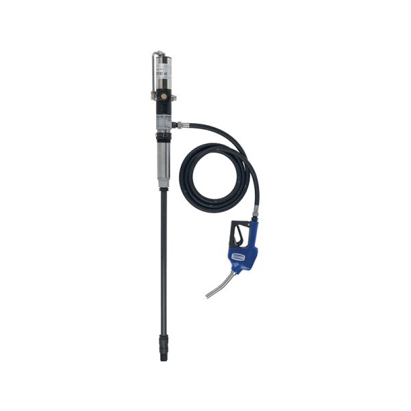 Pneumatic transfer system for AdBlue®/DEF composed by stainless-steel pneumatic pump, flow rate 35 l/min, 3 m hose, automatic gun…