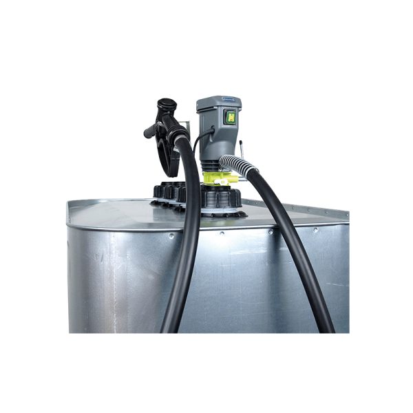Electric diesel transfer kit 12 Vdc with foot filter, delivery hose Ø 3/4" length 4 m, manual plastic nozzle - delivery 31 l/min