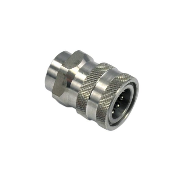 Quick release ball coupling for high pressure water 3/8'' BSP (F)