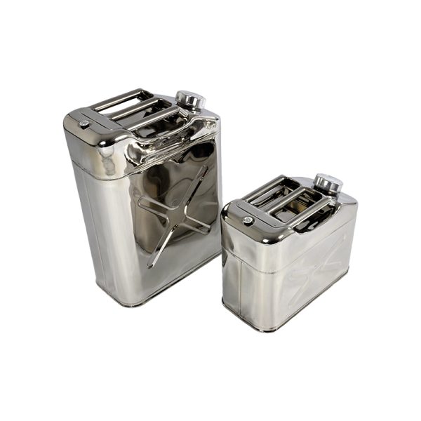 'UN'' Homologated stainless steel can for gasoline - capacity 10 l