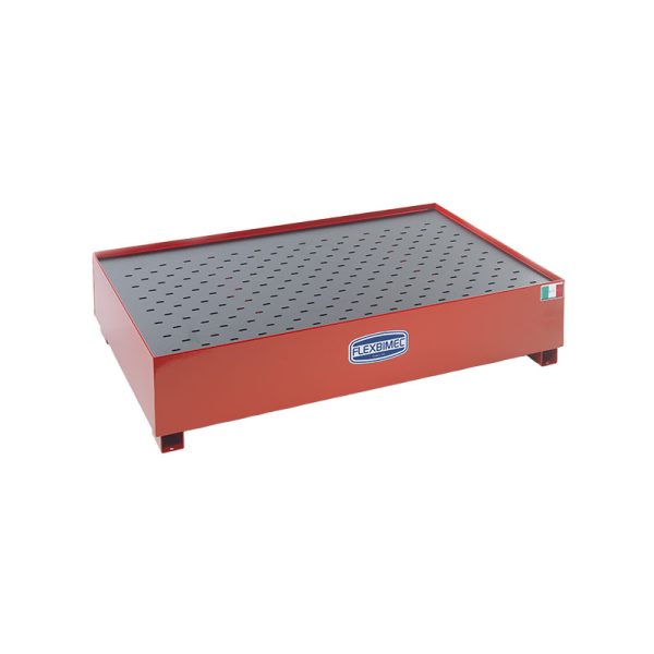 Storage tank for two 208 l drums "Tank Service Base" series - w/o prearrangements for posts and forks lift transport
