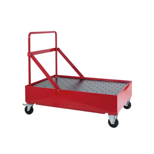 Storage tank for one 208 l drum "Tank Service Base" series with trolley