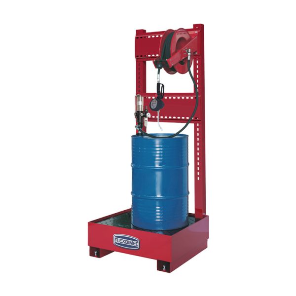 Complete kit “Tank Service Base” for dispensing 1 type of oil with hose reel with hose 15 m