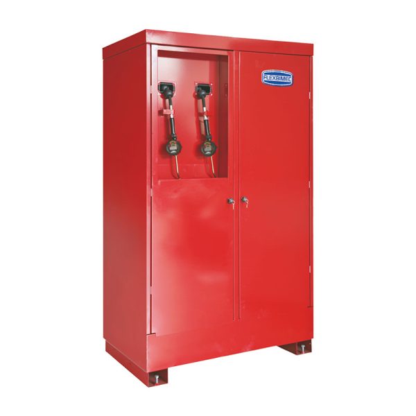 Lube Center Box - Double equipped unit for oils stocking and distribution