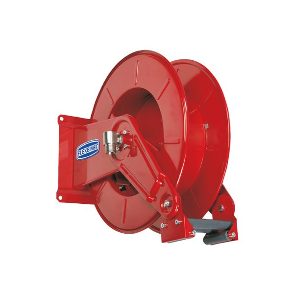 Twin spring driven painted steel hose reels L. max 20 m w/o hose - Ø 1"