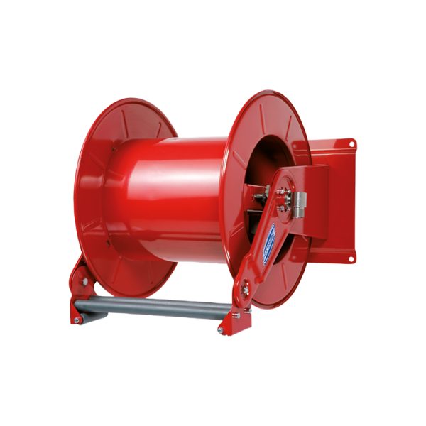 Twin spring driven painted steel hose reels L. max 50 m w/o hose - Ø 3/4"