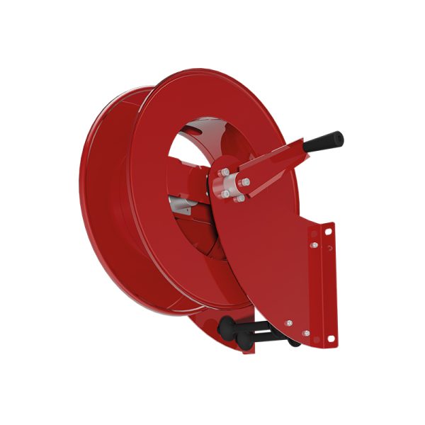 Manual painted steel hose reel L. max 15 m w/o hose - Ø 1/2"