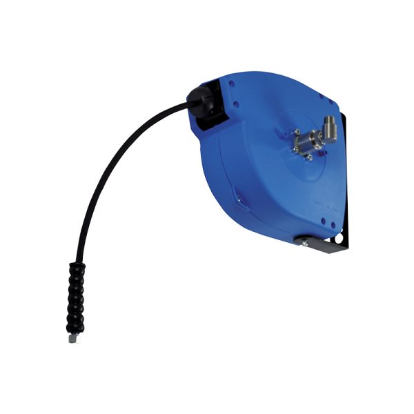 EASY ROLLER - plastic hose reel with stainless steel shaft and swivel joint and with 10 m hose SAE 100 R1T ø 1/4"