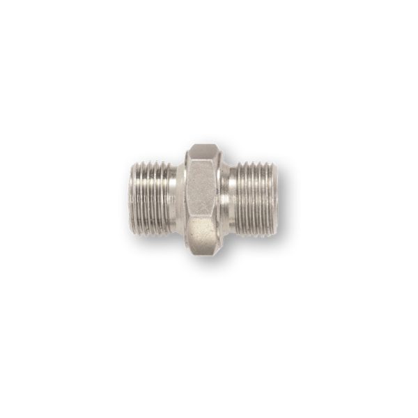 Stainless steel adapter M-M 1/2" x 3/4" BSP-NPT