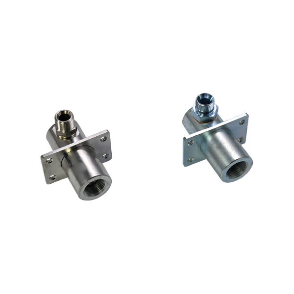 Zinc plated pivot for hose reel, 1/2" M, internal Ø 12 mm