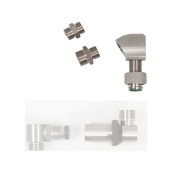 Hose connection adaptors in galvanized steel for hose reel, 1" M, internal Ø 19 mm