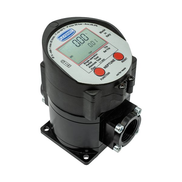 Electronic flow meter for oil series "Oil Neptune HFlow", for inline applications - Connections 1" BSP (F)
