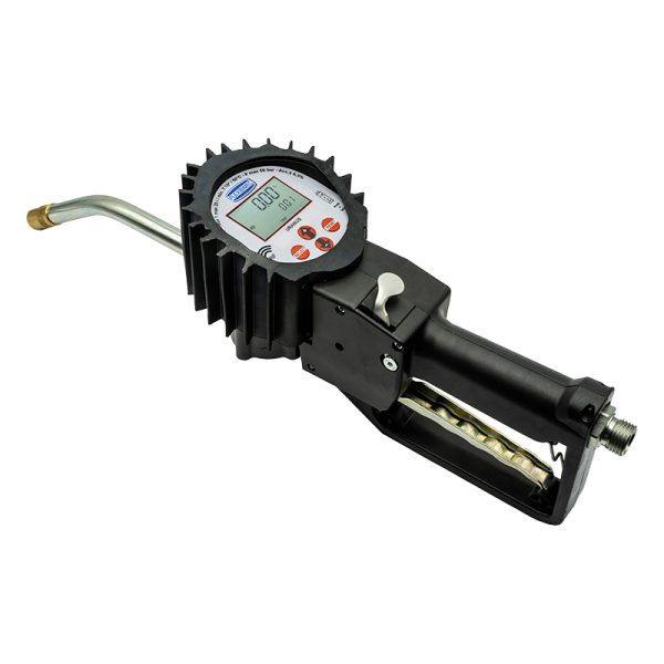 Electronic oval gears flow meter for antifreeze, series "4TT - MERCURY" with rigid outlet Ø 16 mm and inlet swivel 1/2" BSP (M) - with…