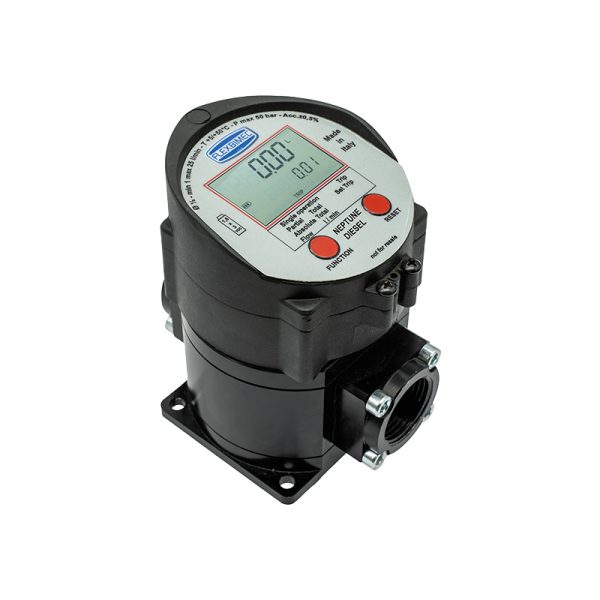 Electronic flow meter for diesel series "Diesel Neptune", for inline applications - Connections 1" BSP (F)