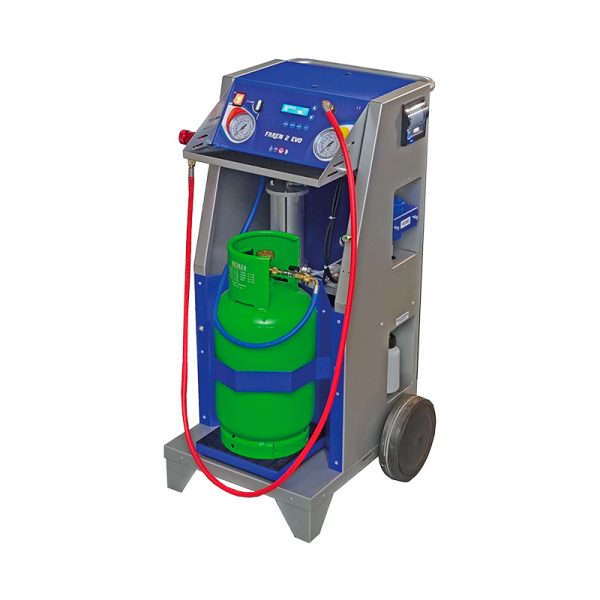 Mobile,recovery service unit for air conditioning systems