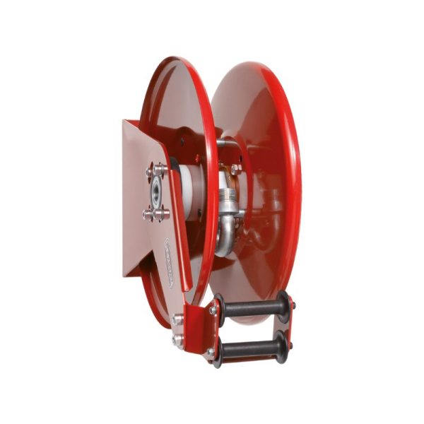 THIN REEL - Spring driven painted steel hose reel - L. max 8 m - ø 1/2" - w/o hose