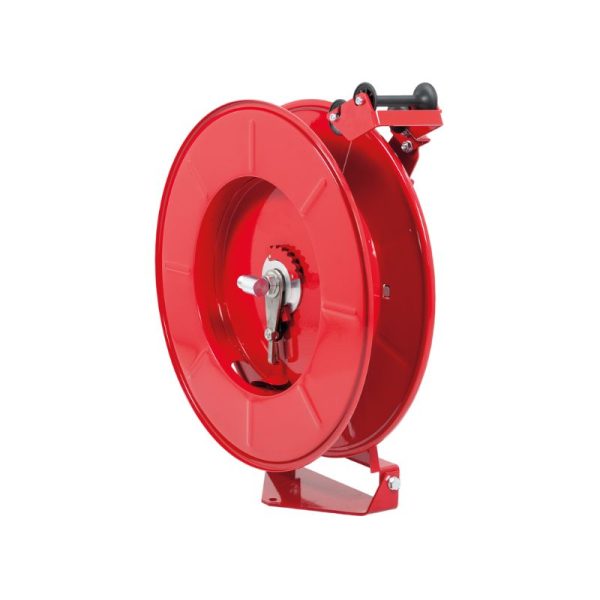 Spring driven painted steel hose reel single side - "ThinReel" series - L. max 25 m - ø 1/2" - w/o hose
