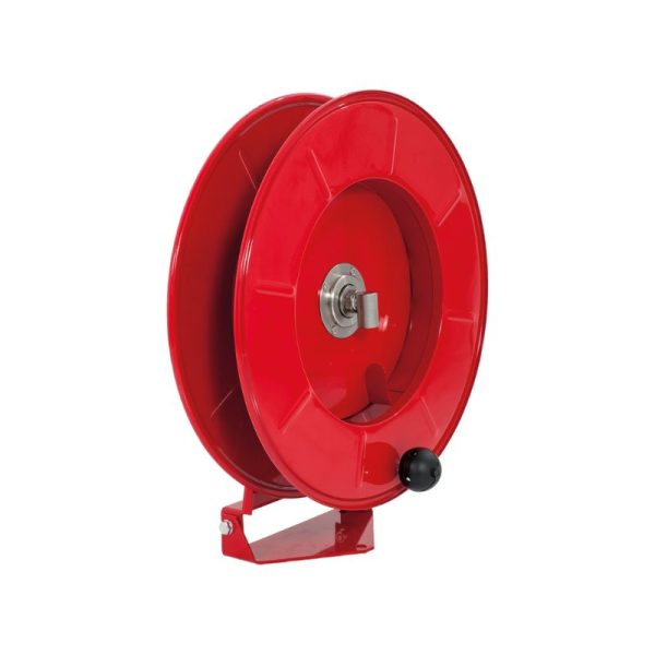 THIN REEL - Manual hose reel in painted steel with swivelling bracket - L. max 25 m - Ø 1/2" - w/o hose